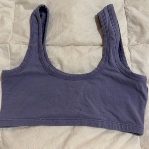 Arq wide strap bra in periwinkle size medium